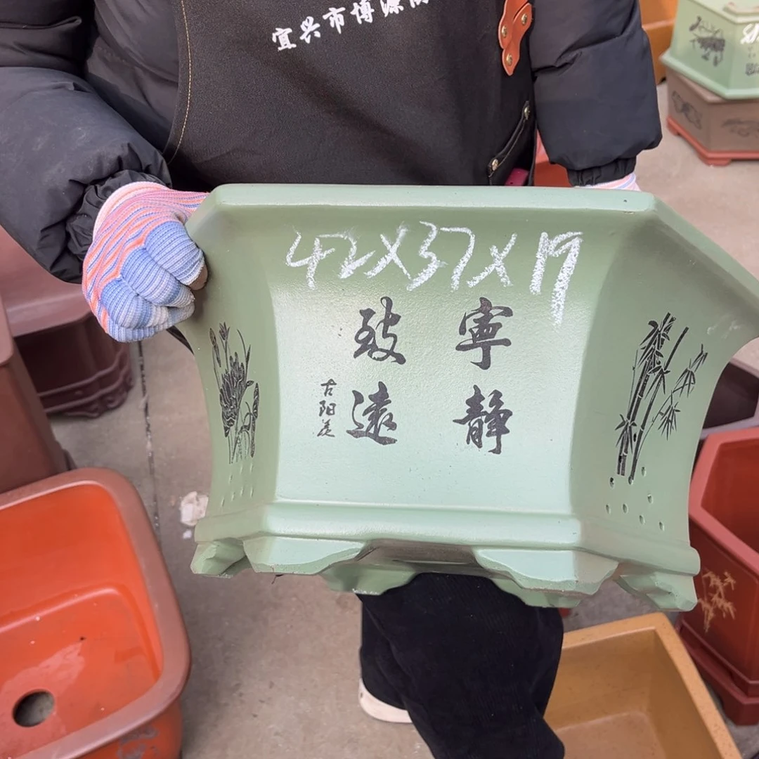 紫砂花盆盆景艺术