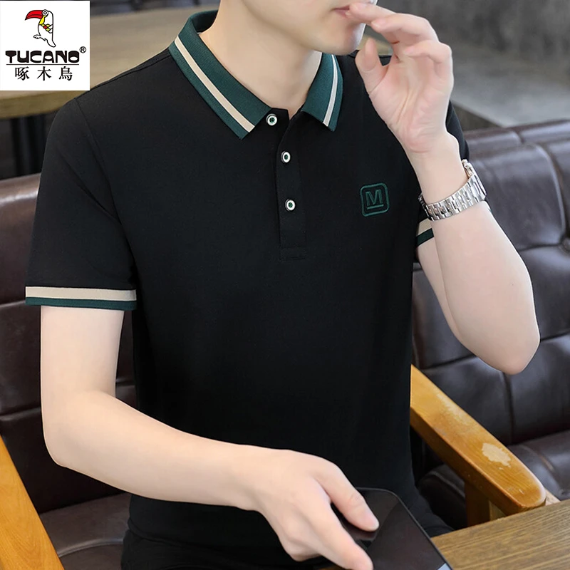 TUCANO/啄木鳥polo衫男士夏季百搭翻领短袖薄t恤商务休闲青年男装