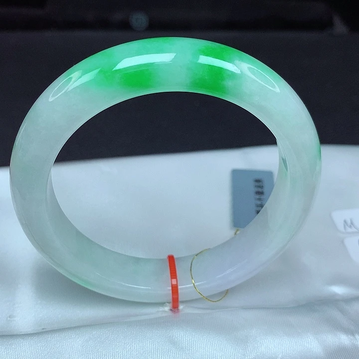 翡翠未镶嵌手镯57圈877