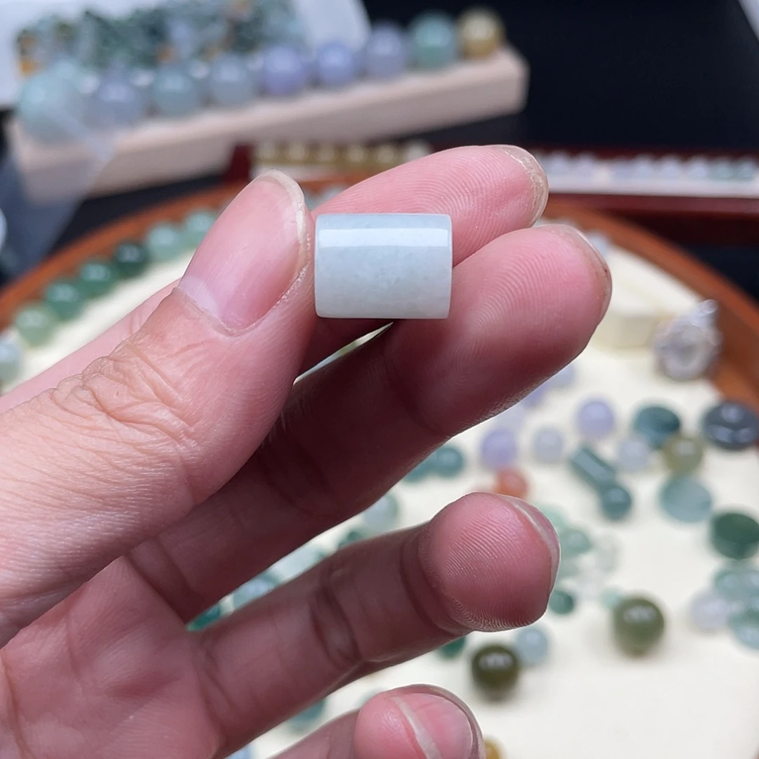 散珠翡翠卡10x12.9 桶珠