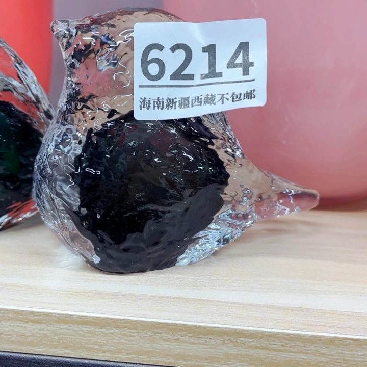 琉璃糖心鸟6214家悦美居琉璃花瓶