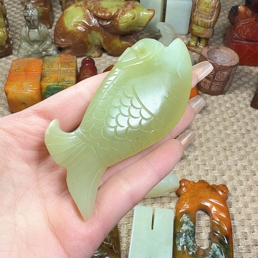 白玉菩提吊坠挂件