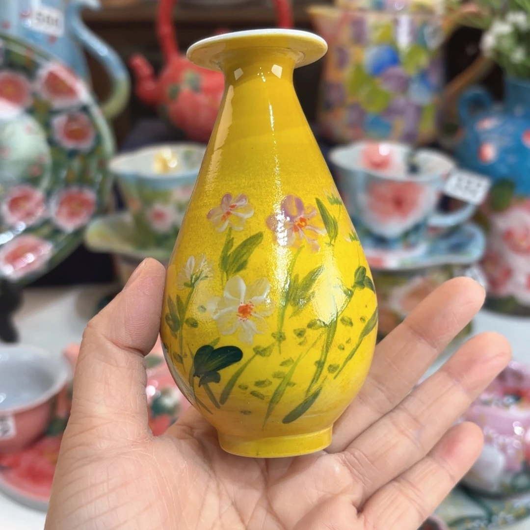 景德镇手绘高温釉下彩陶瓷茶具