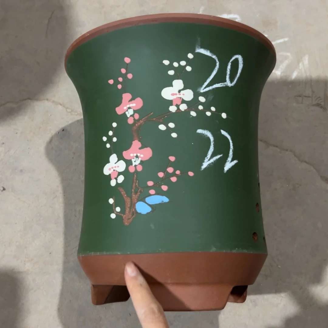 宜兴川阁紫砂花盆单个