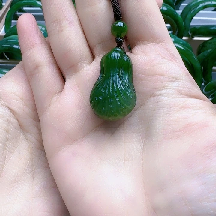 和田玉（碧玉）挂坠未镶嵌