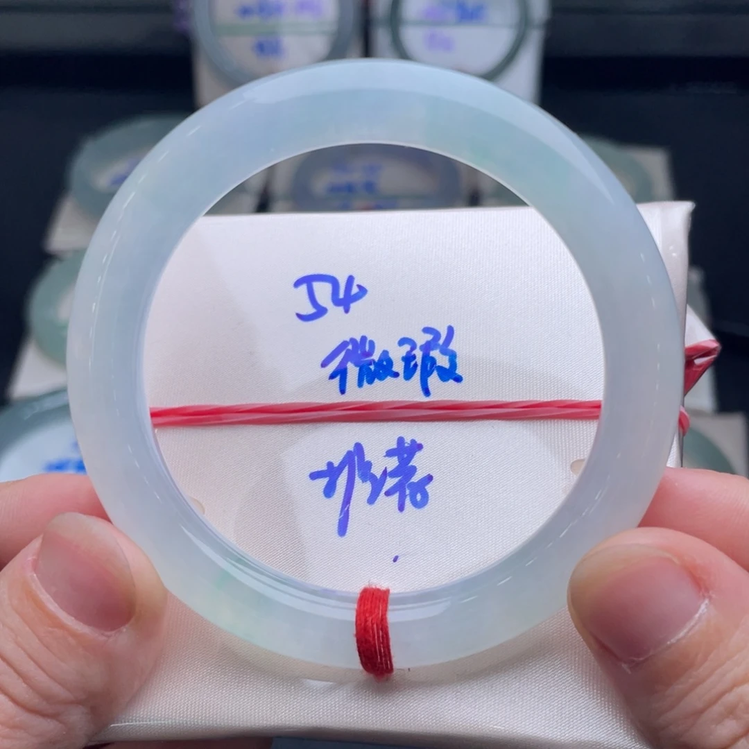 翡翠未镶嵌手镯翡翠手镯59