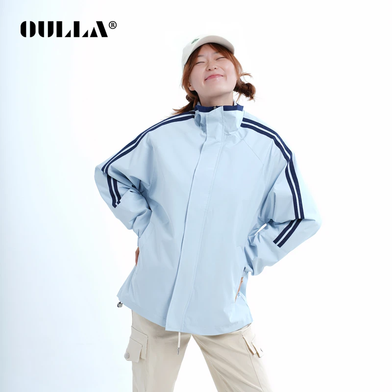 【新品】男女同款宽松夹克外套防风休闲时尚外套EM24057