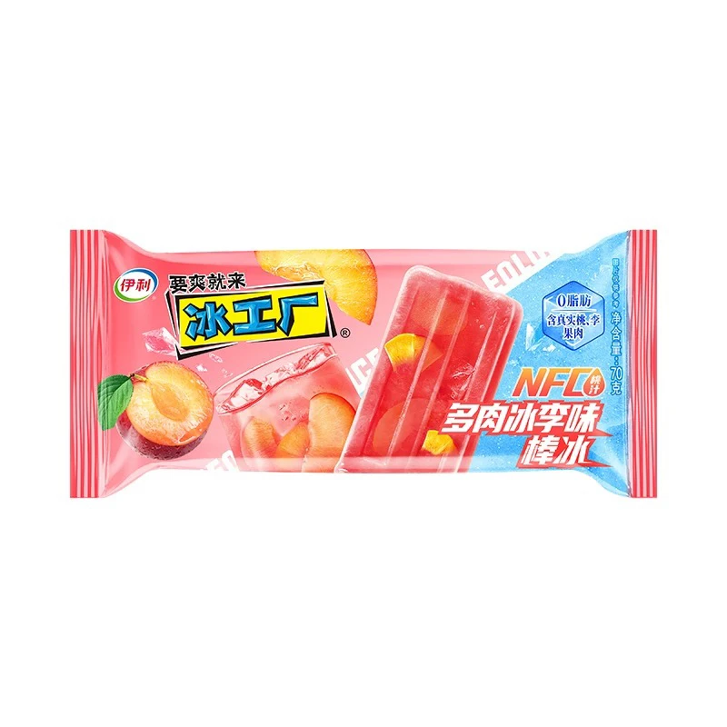 伊利冰工厂多肉冰李口味棒冰70克