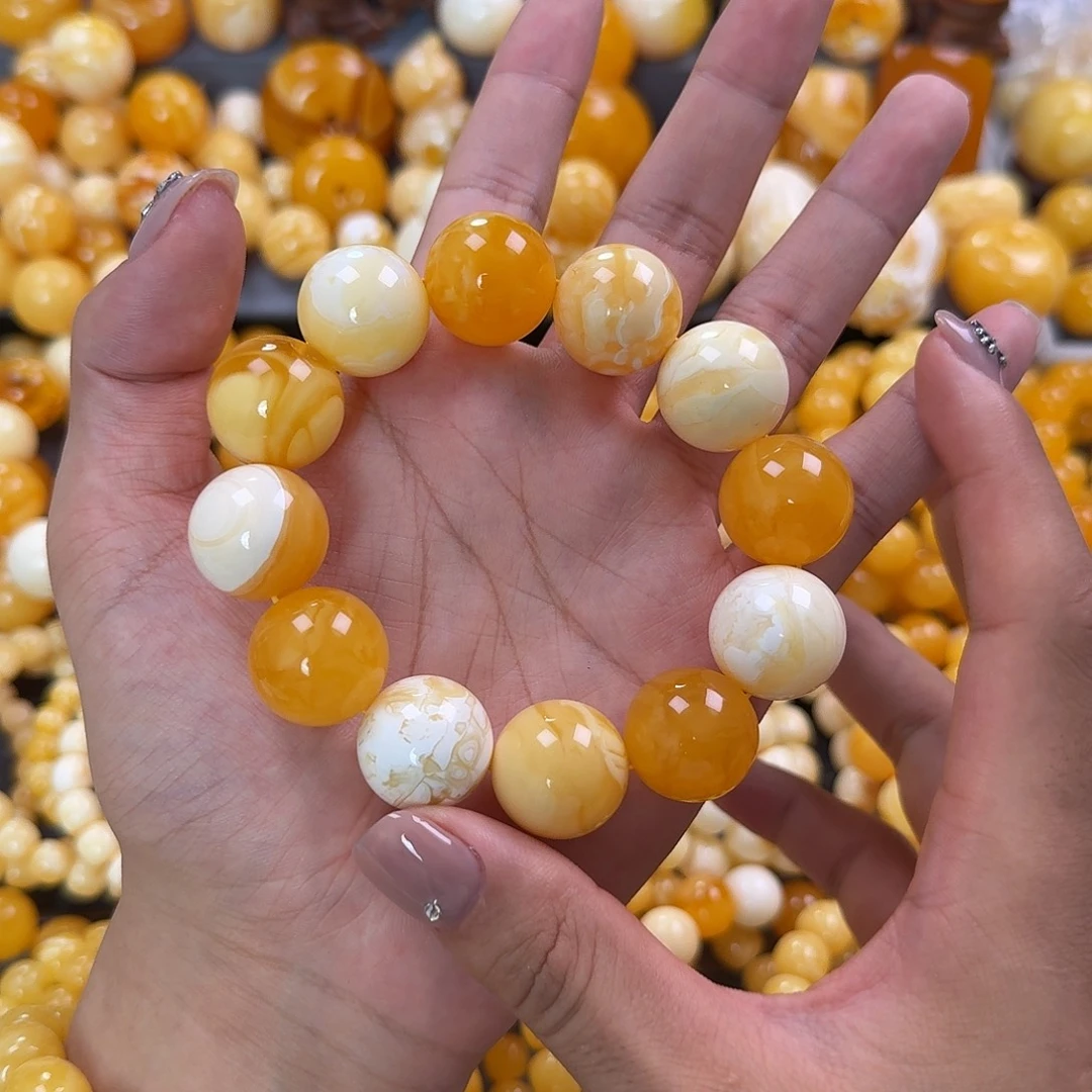 蜜蜡未镶嵌珠宝奇石20mm