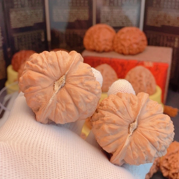 冰***川吊坠文玩核桃45全品大南瓜