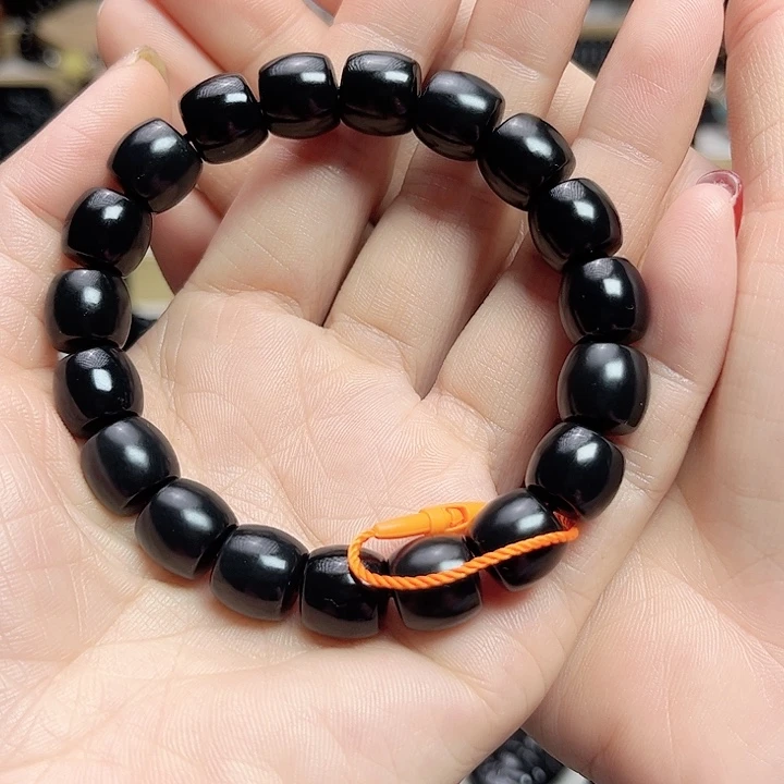 和田玉手链未镶嵌卡12直切珠宝级