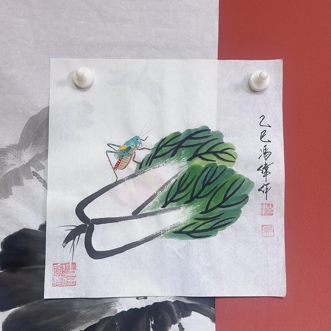 国画冯伟老师手绘作品