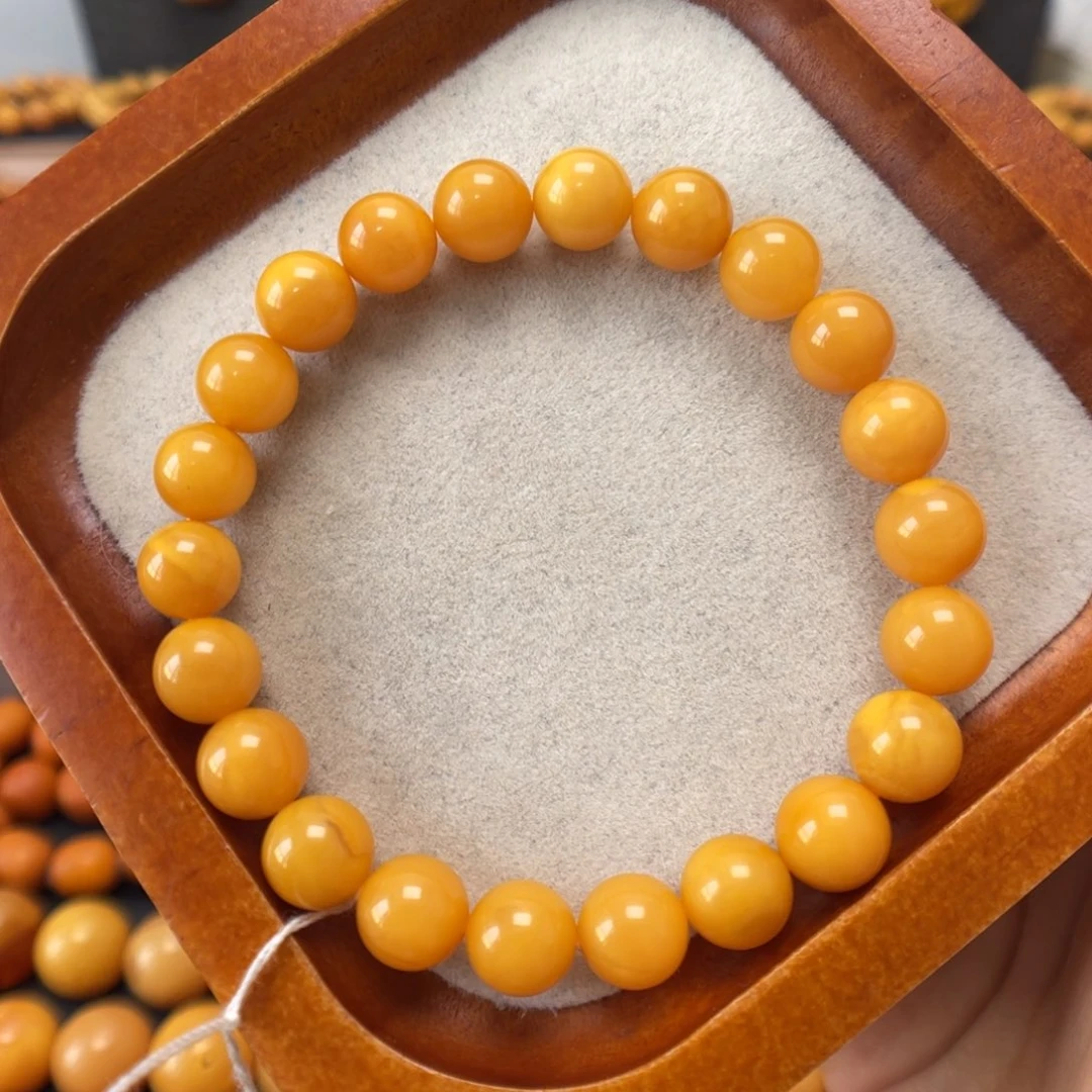 蜜蜡未镶嵌手链蜜蜡