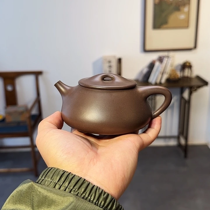 前***行紫砂茶壶原矿紫砂壶