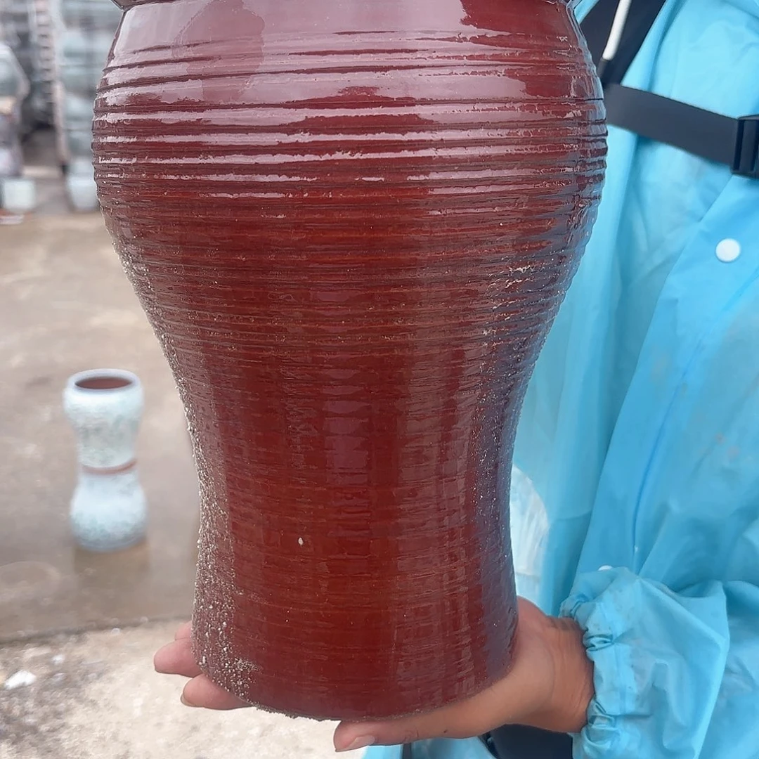 玛瑙红鱼尾一个口径18高度29