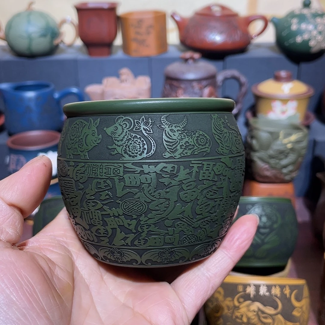 原矿紫砂手工主人杯