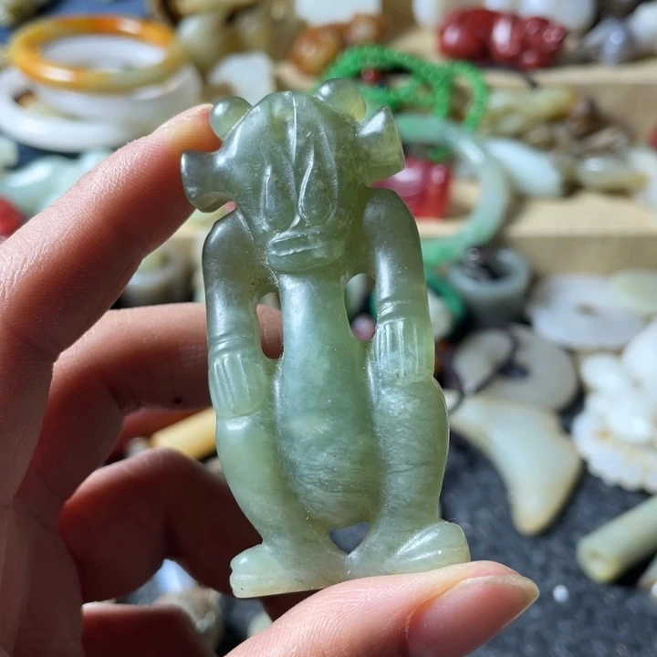 和田玉未镶嵌吊坠(不含链)