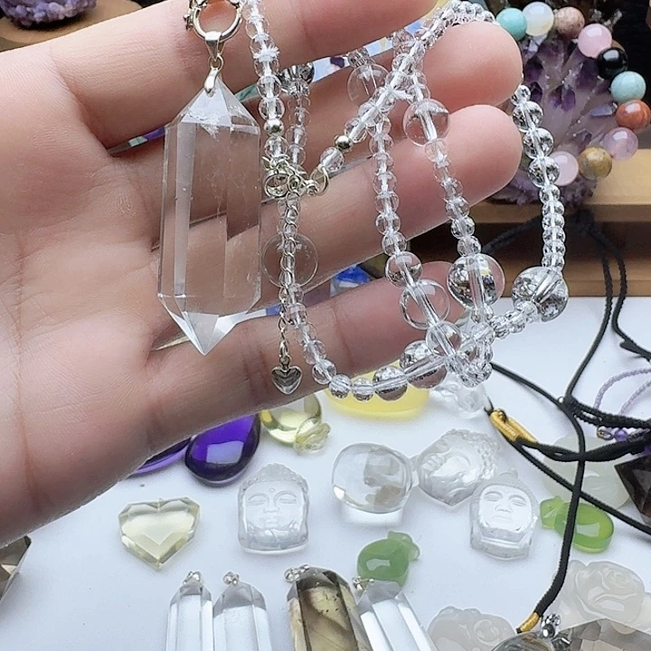 颈饰银S925镶嵌水晶