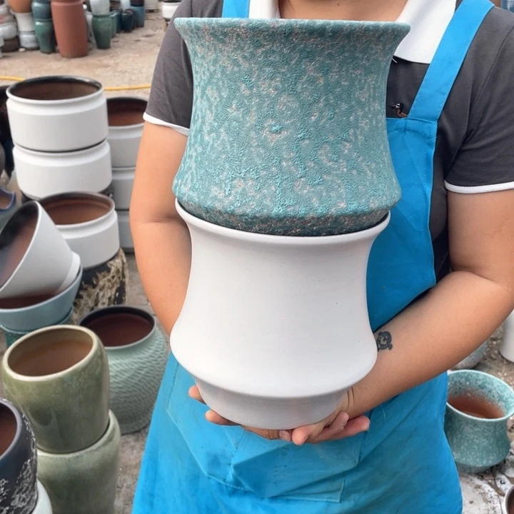 紫砂花盆口20高20正品正品
