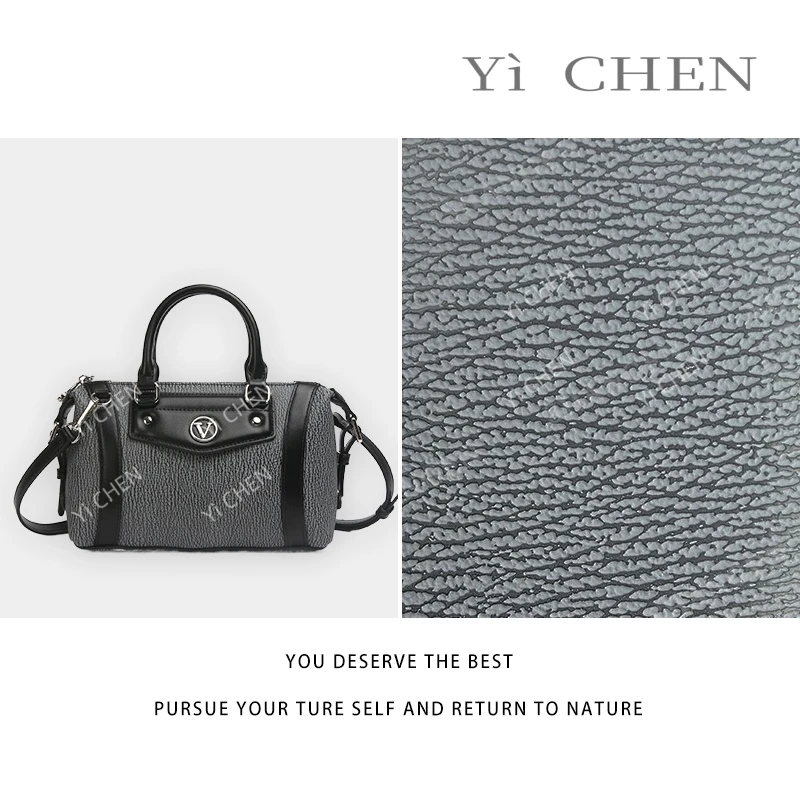 【Yì CHEN】SKL-Z8033-黑灰轻奢时尚女士新款手提单肩斜挎包