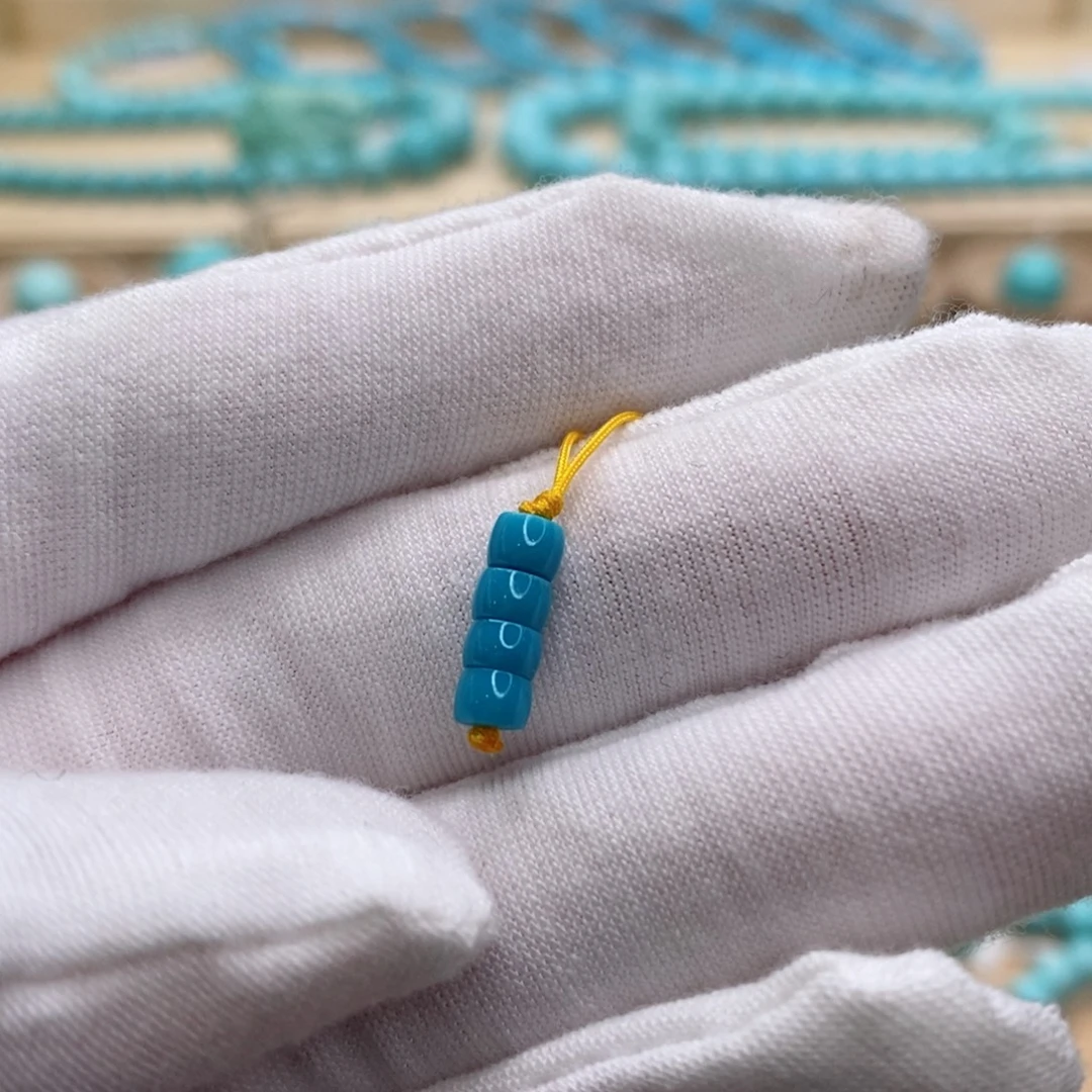 绿松石未镶嵌珠宝奇石4.2mm
