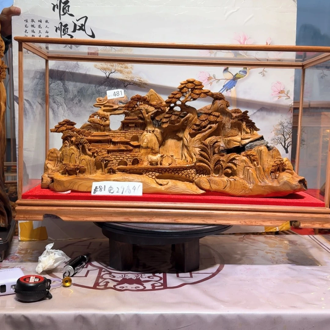 山***哥柏木（崖柏）木雕款