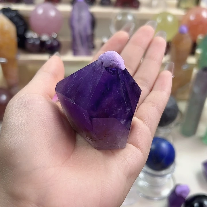 紫晶珠宝半成品未镶嵌欣*妈9