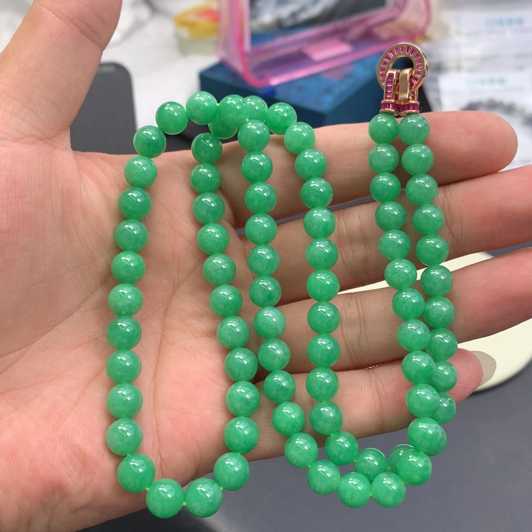翡翠未镶嵌颈饰48小时鉴赏期退货不扣服务费