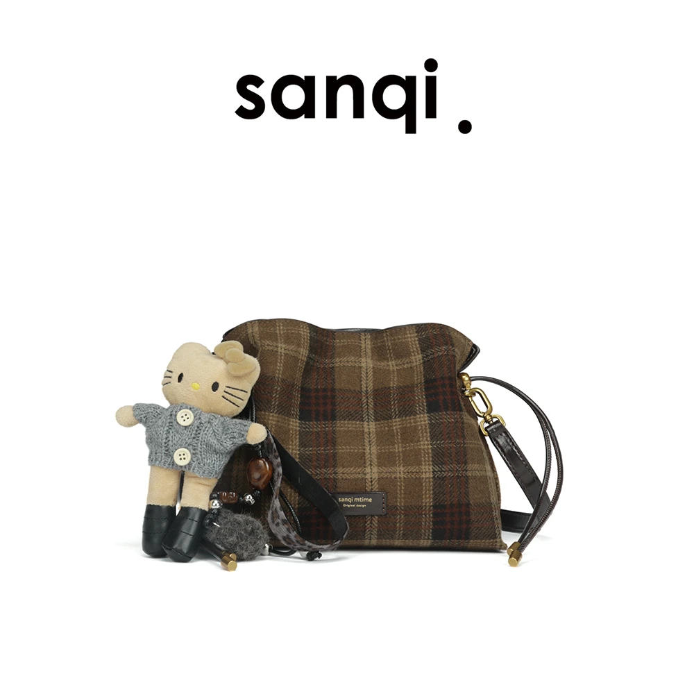 元宝包-中古格子款|(2510-15#)小叁七sanqi.新季面料少量稀版定制