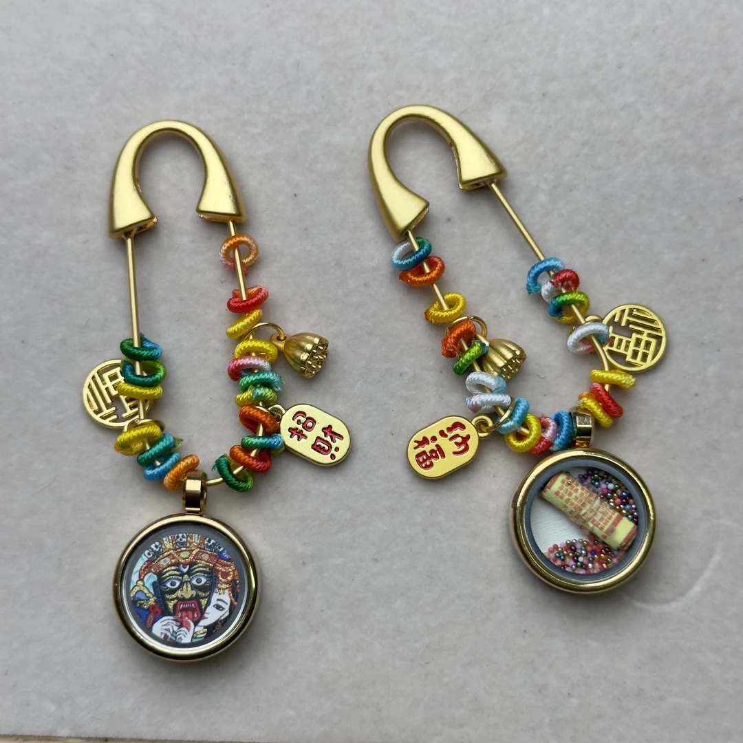 【F26】唐卡扎基拉姆吊坠胸针多样性发其一