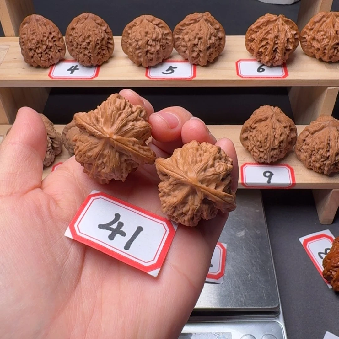 把件文玩核桃野狼38尺