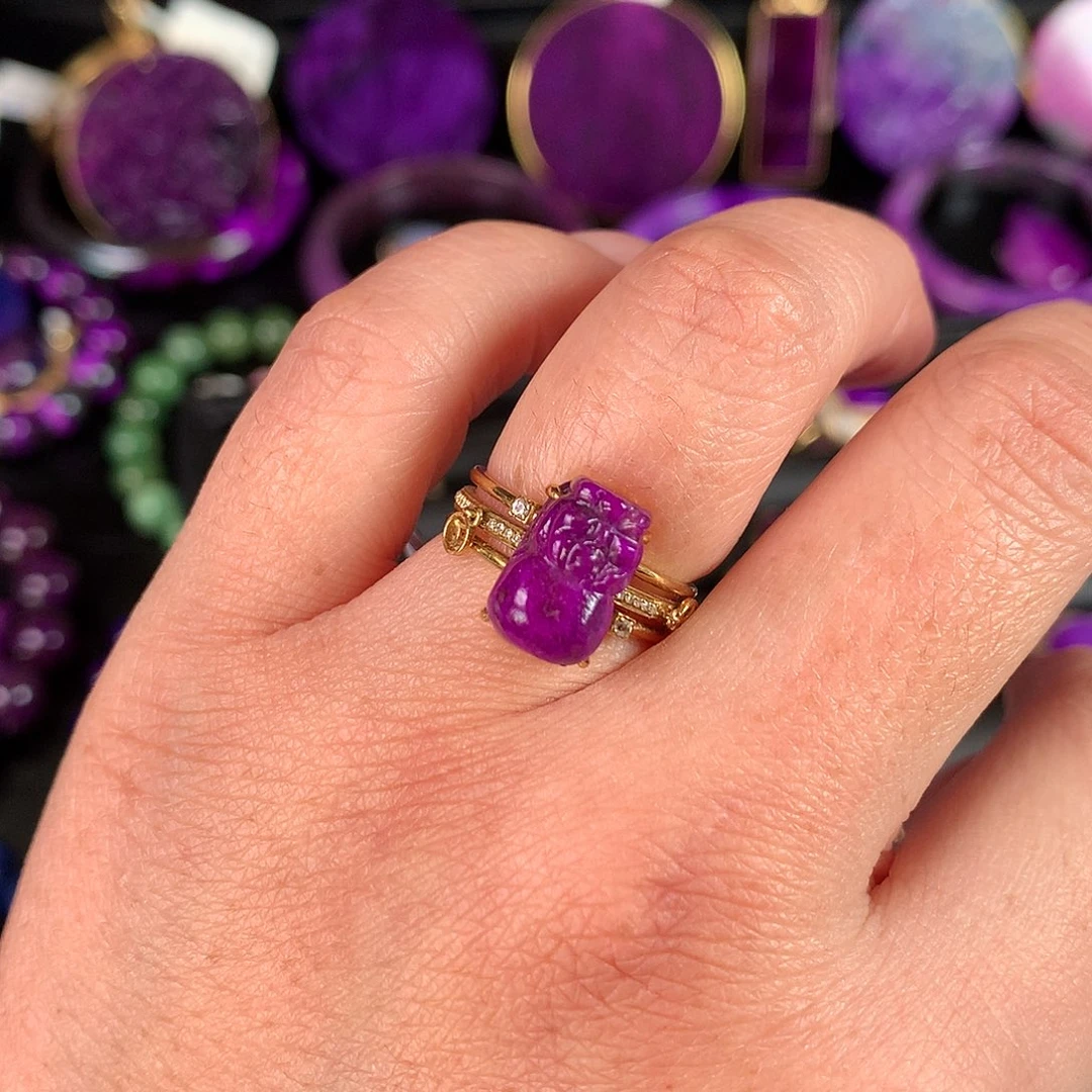 苏纪石（舒俱来）未镶嵌戒指