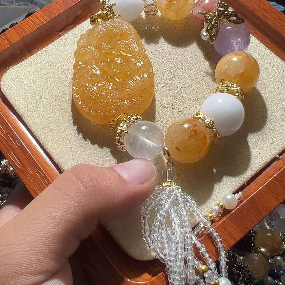 水晶手链未镶嵌水晶手链