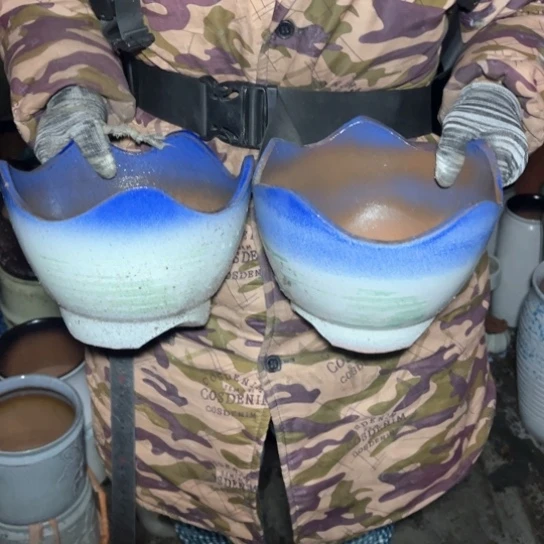 红陶口20高14瑕疵