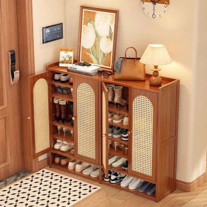 鞋柜高款立式轻奢高级感家用门口入户玄关置物大容量防臭收纳鞋架