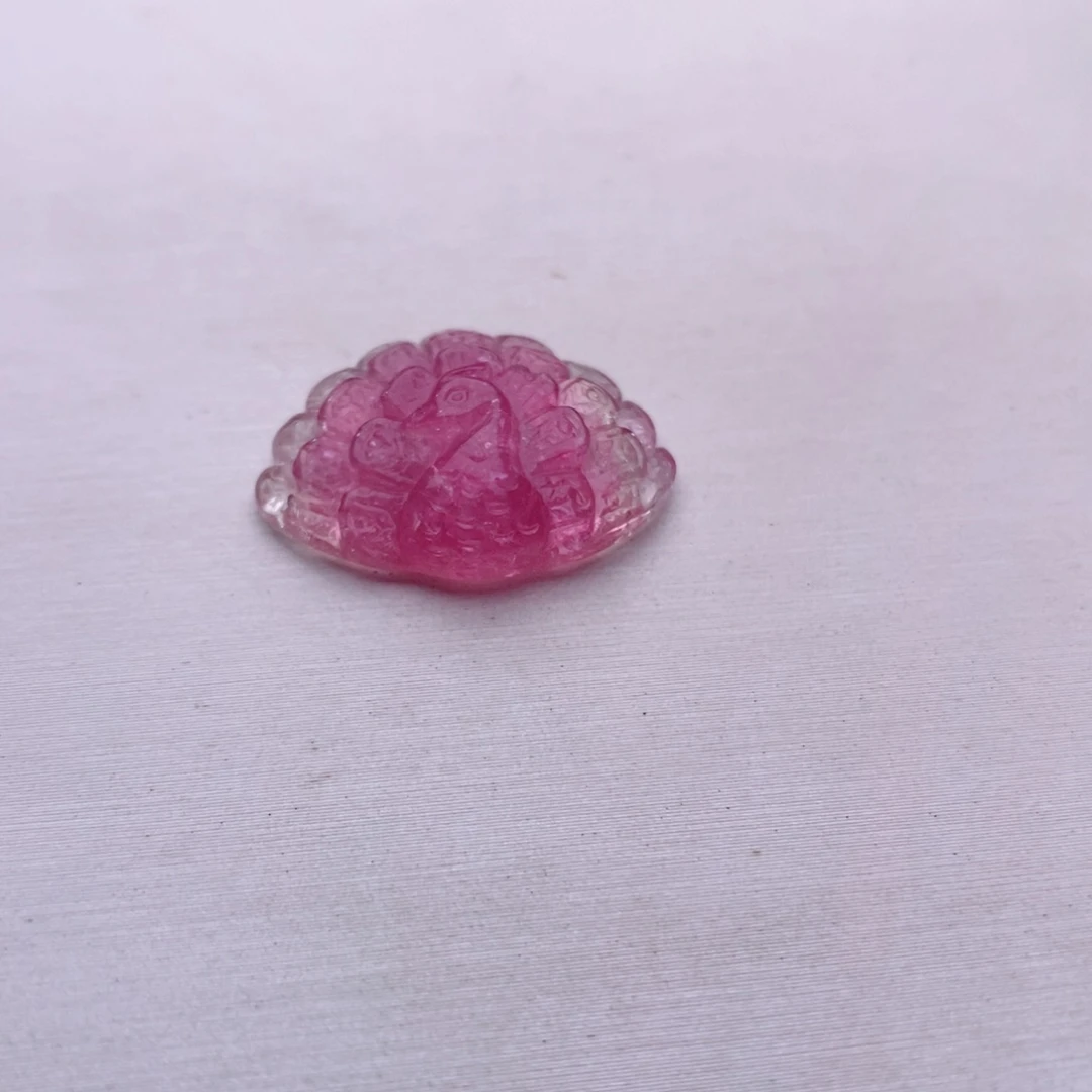 未镶嵌孔雀碧玺碧玺A孔雀