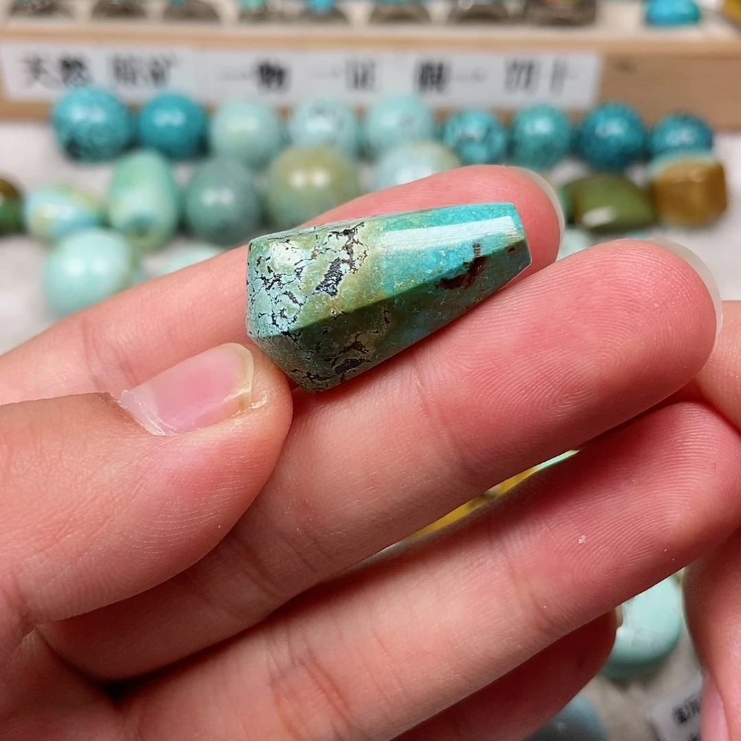 未镶嵌绿松石珠宝半成品