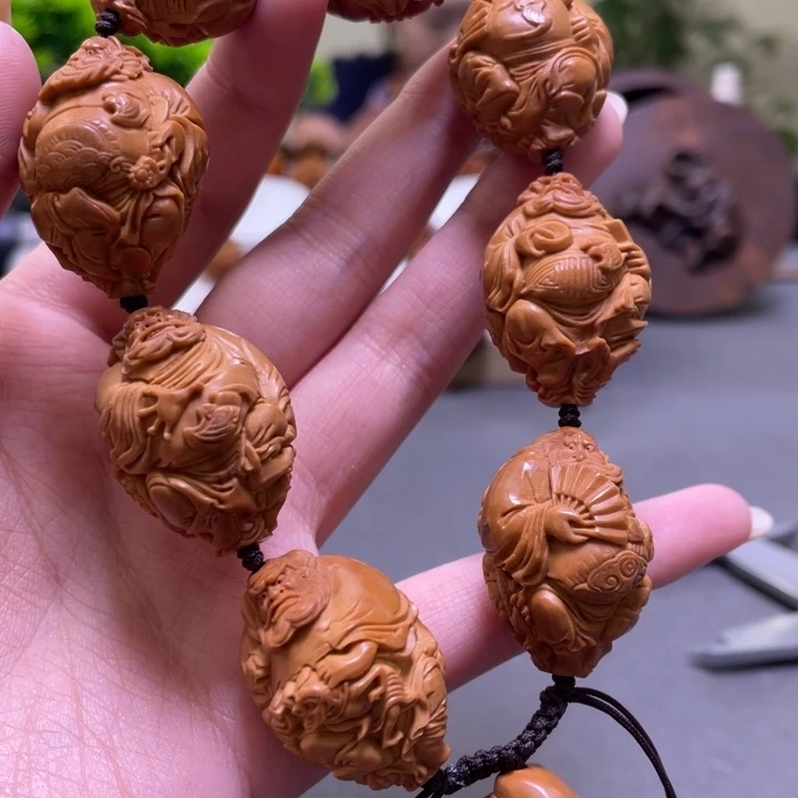 海***@橄榄核吊坠橄榄核雕