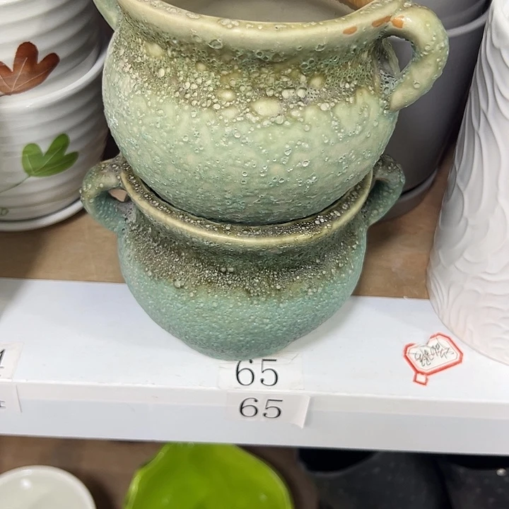 微瑕陶瓷花盆满9.9发