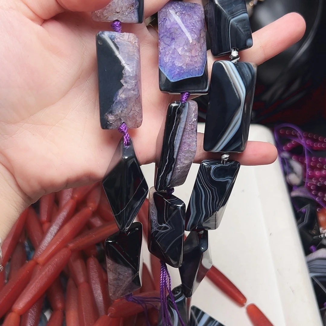 琴***悠玛瑙/玉髓合金珠宝半成品u126 专拍