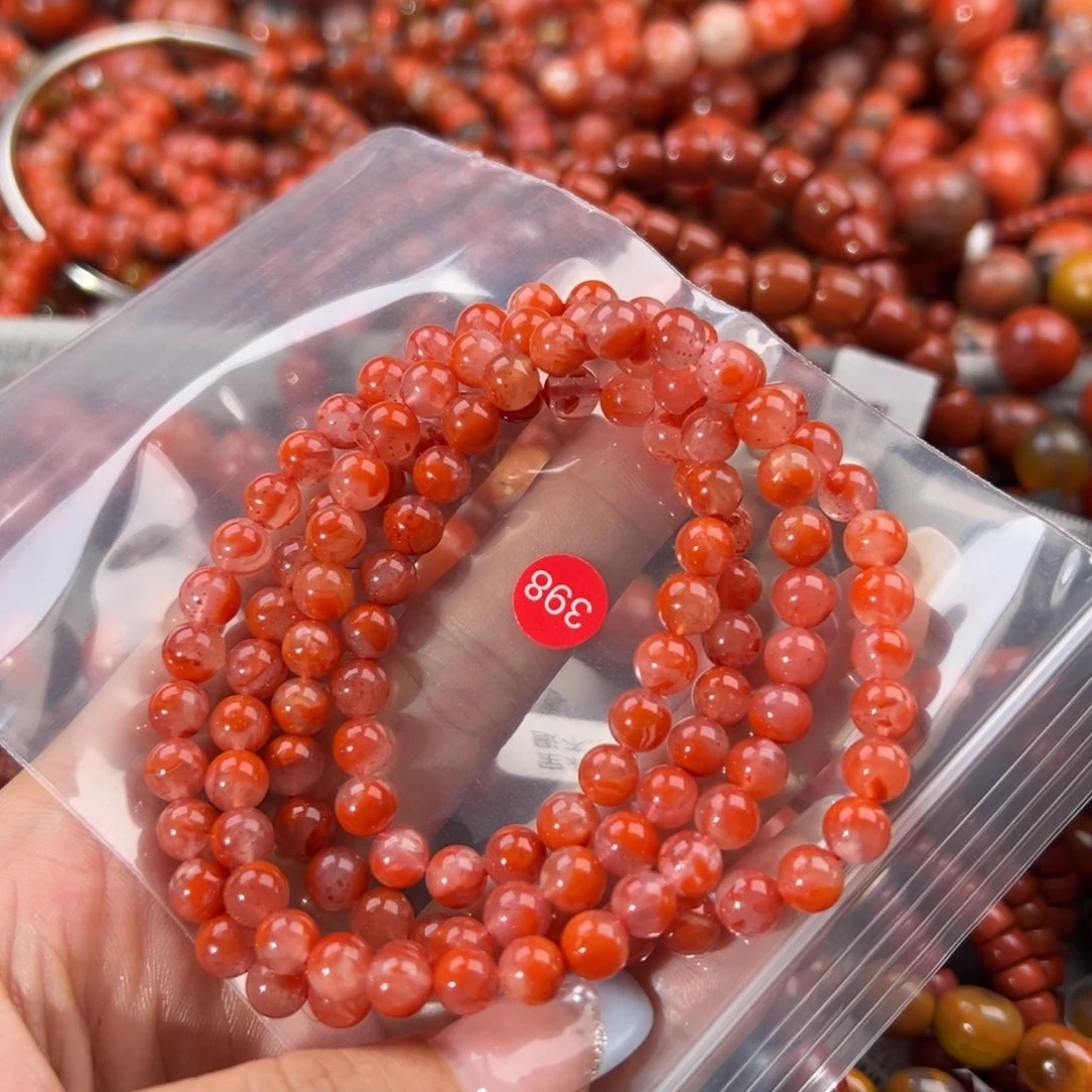 南红玛瑙未镶嵌手串