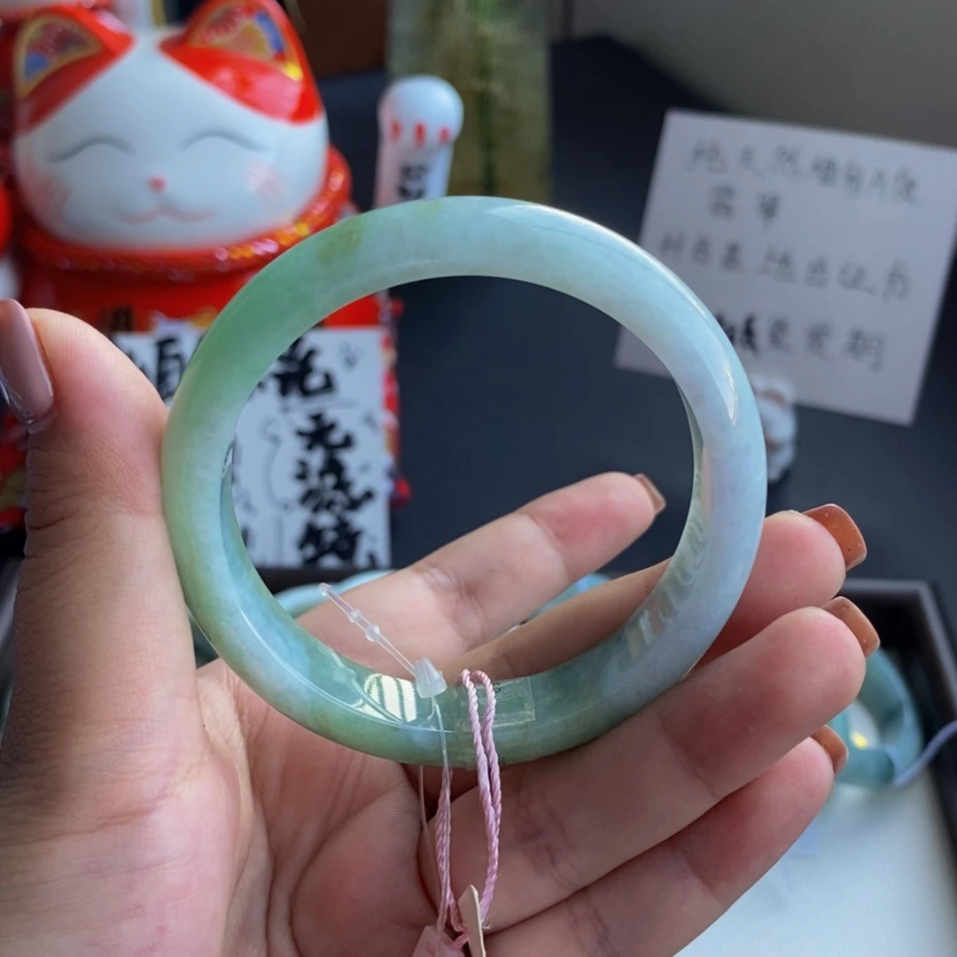 翡翠未镶嵌手镯57/58