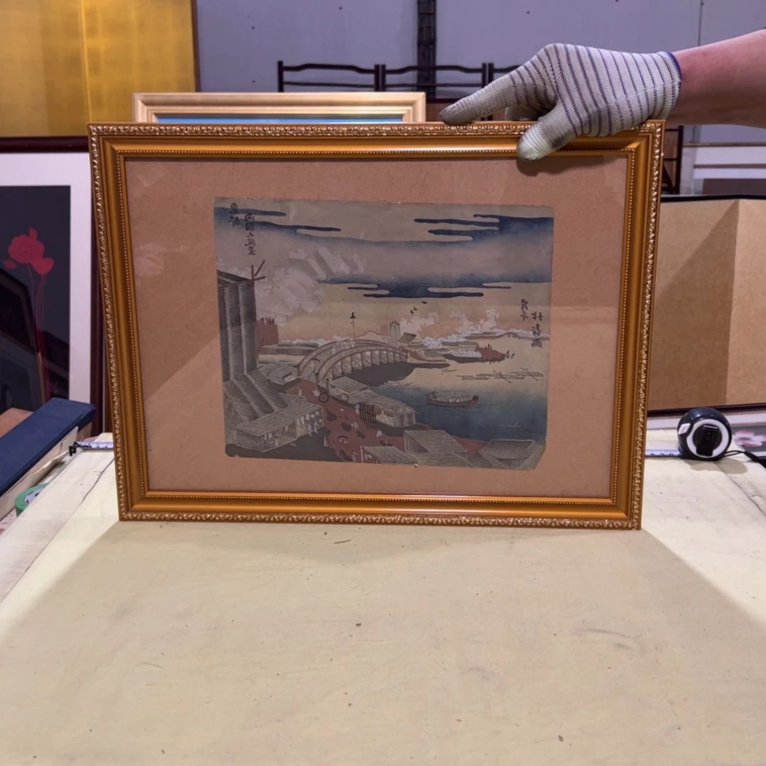 绘画康*屏风框画茶空间设计