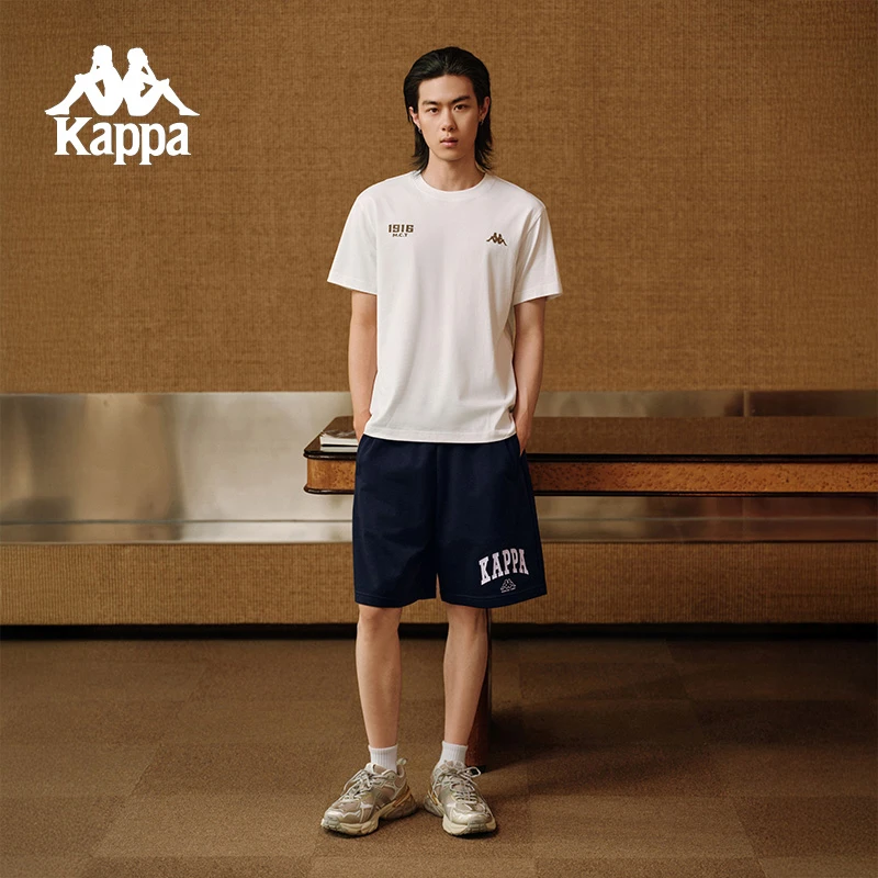 卡帕kappa复古短裤男夏运动裤休闲高能感薄款五分裤K0E32DY01D