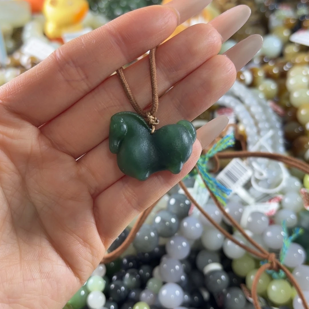 曦***啦和田玉未镶嵌手串77