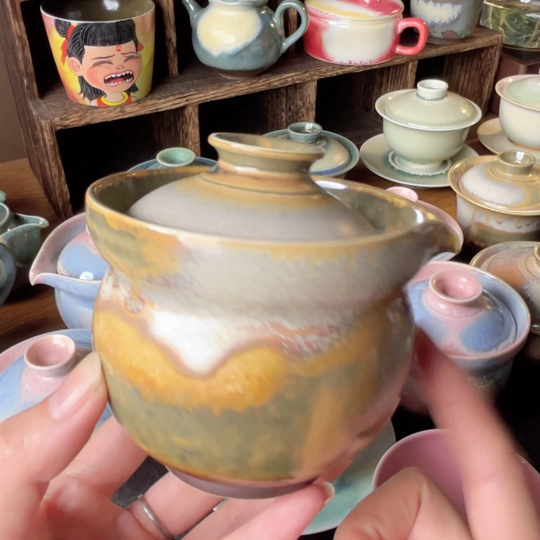 杯纯手工柴烧手作茶器