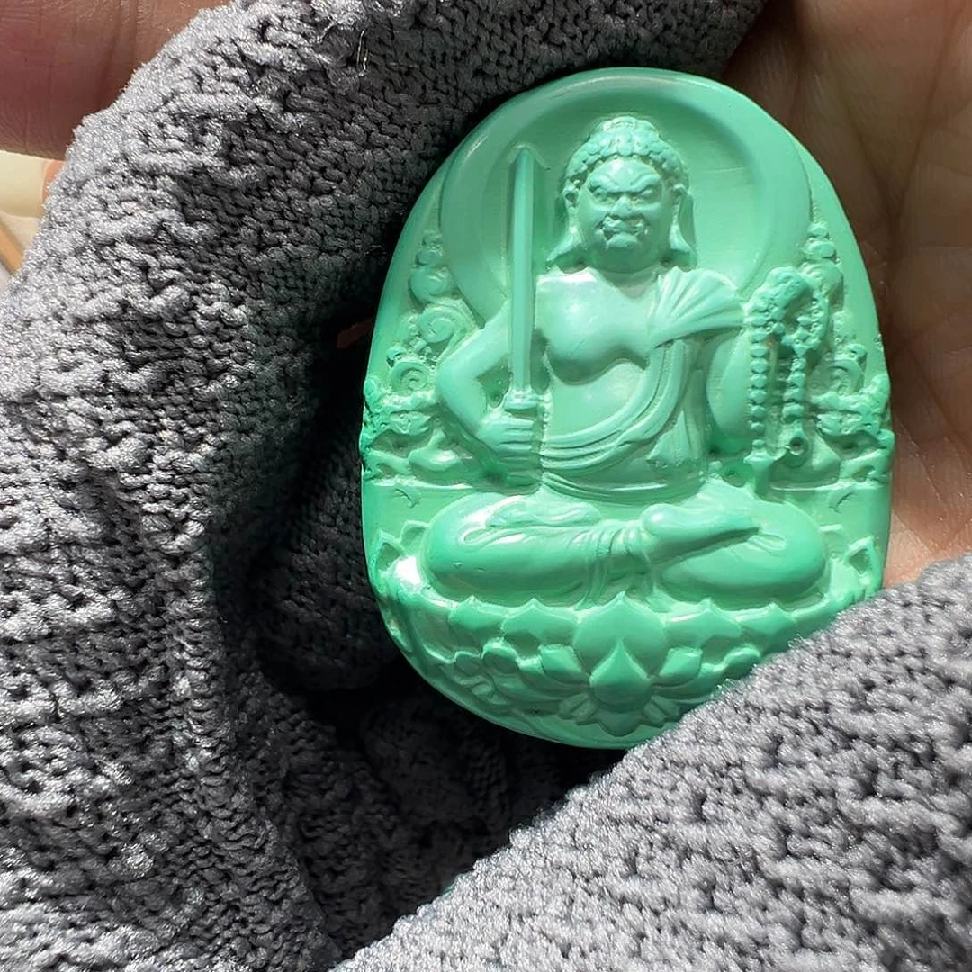 颈饰琉璃不动明王吊坠44*34*17