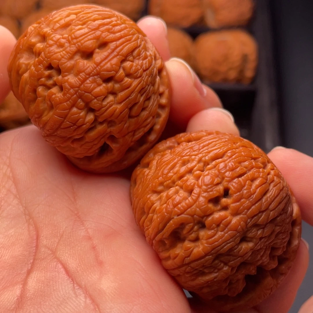 文玩核桃把件秦岭山脉