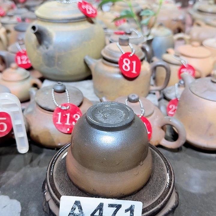 紫砂茶壶坭兴陶柴烧