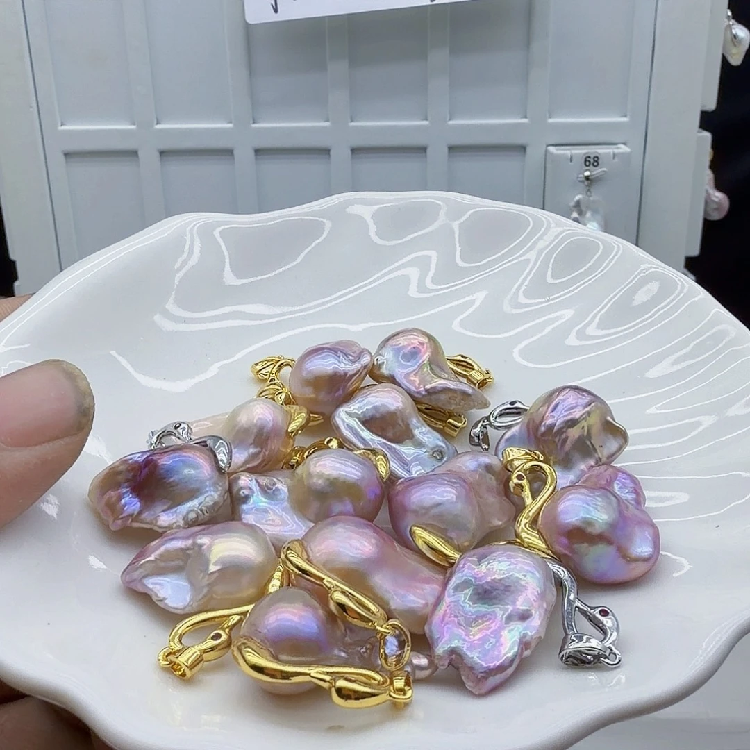 颈饰合金淡水珍珠